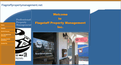 Desktop Screenshot of flagstaffpropertymanagement.net