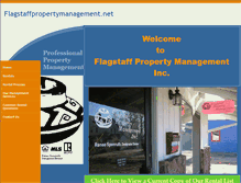 Tablet Screenshot of flagstaffpropertymanagement.net